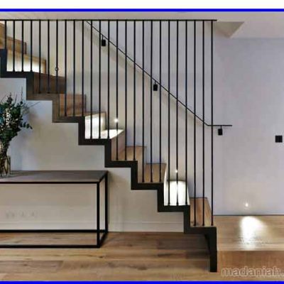 Railing Tangga Besi Minimalis Model Terbaru - Madaniah™