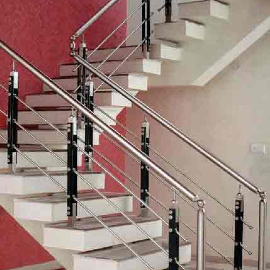 Railing Tangga Besi Hollow Murah Model Terbaru - Madaniah™