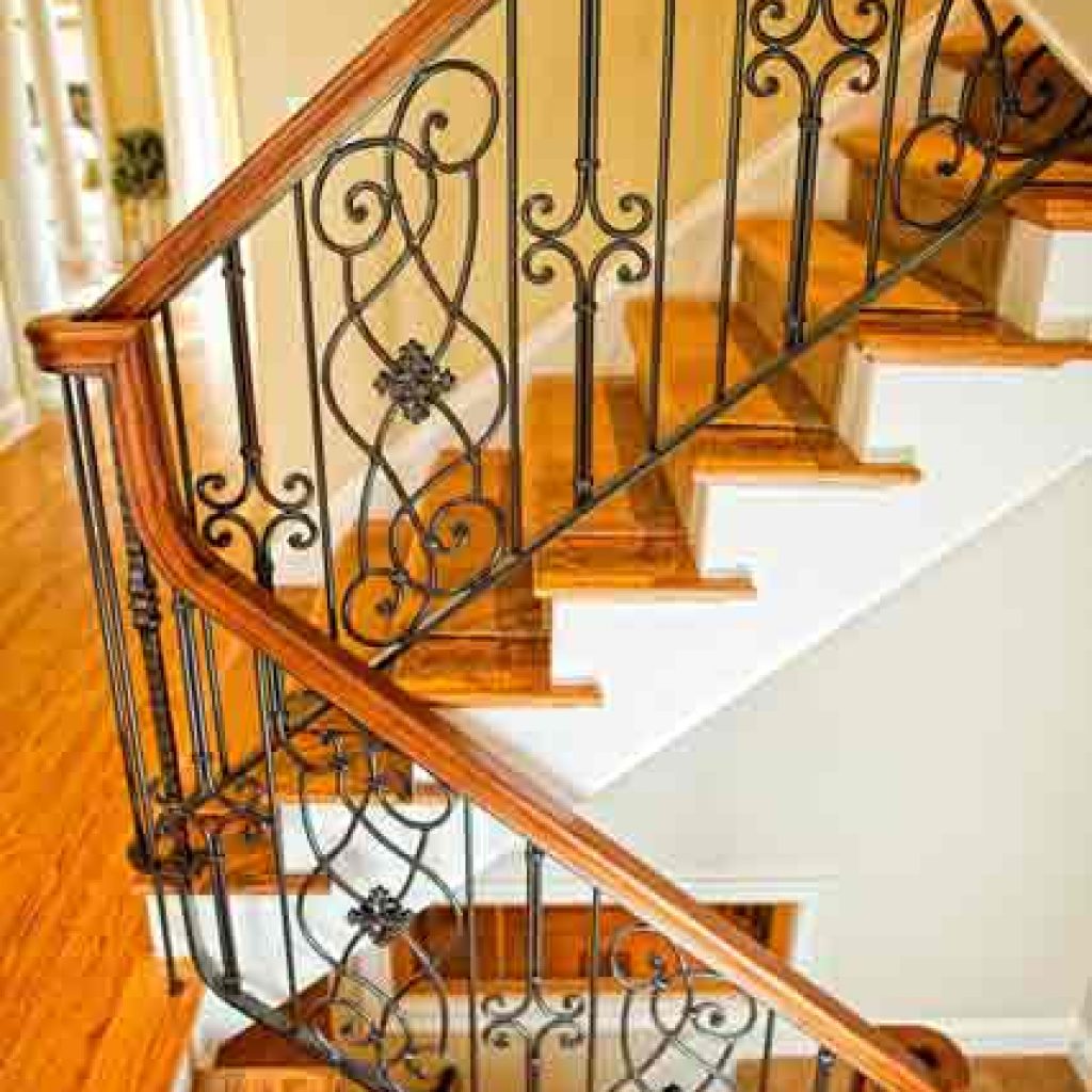 Harga Railing Tangga Besi Pegangan Kayu Bantul - Madaniah™