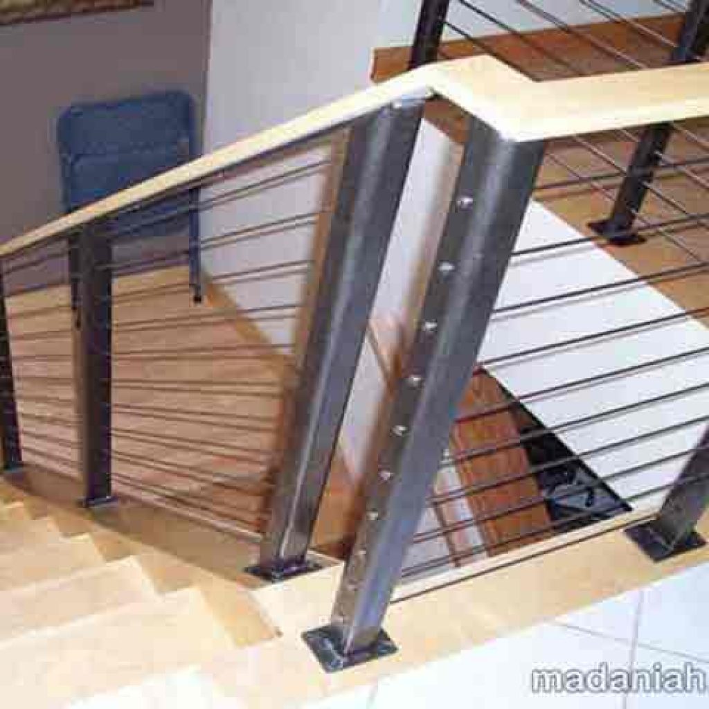 Harga Railing Tangga Besi Pegangan Kayu Wonosari Gunungkidul Terbaru