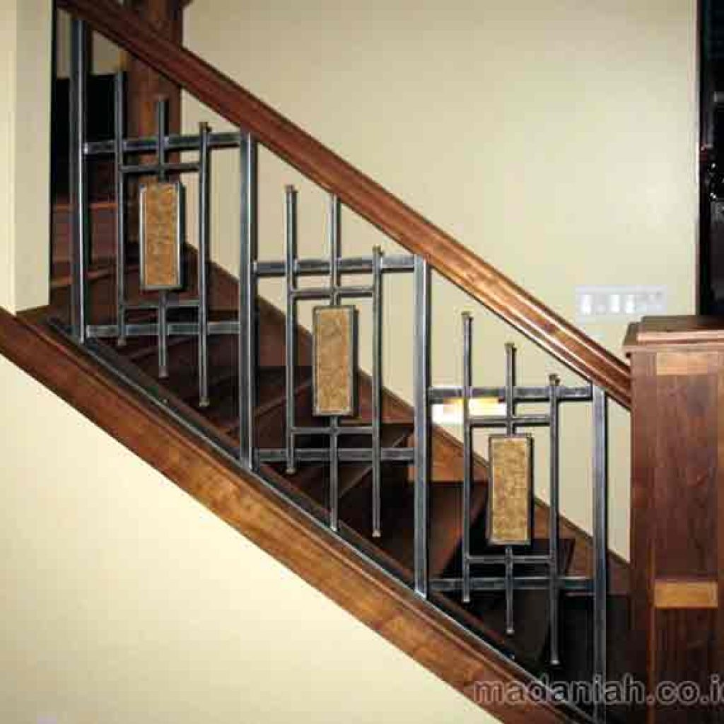 Harga Railing Tangga Besi Pegangan Kayu Kebumen - Madaniah™