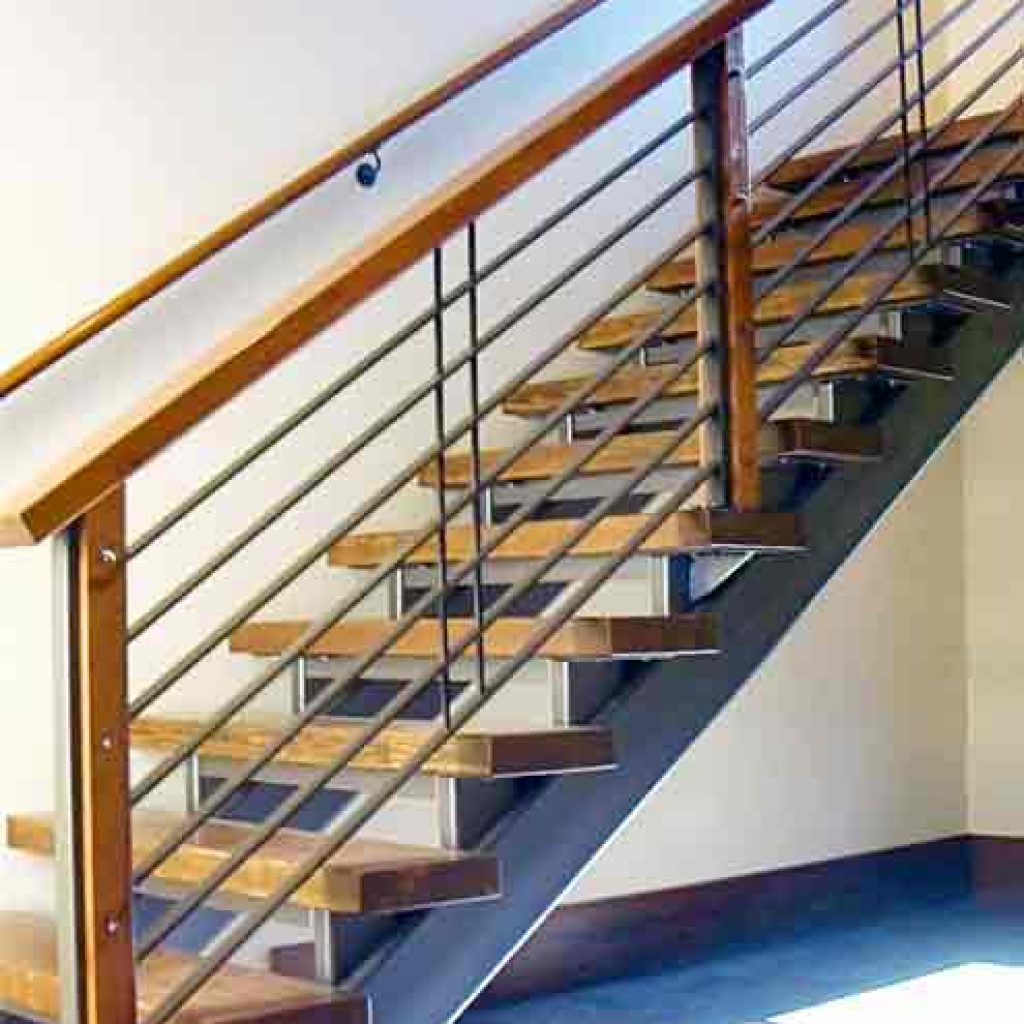 Harga Railing Tangga Besi Pegangan Kayu Kebumen - Madaniah™