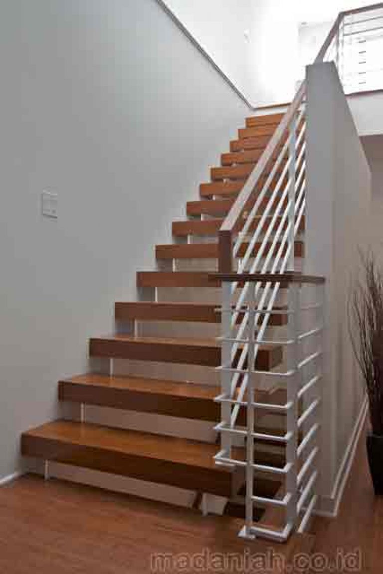 Harga Railing Tangga Besi Pegangan Kayu Sleman - Madaniah™