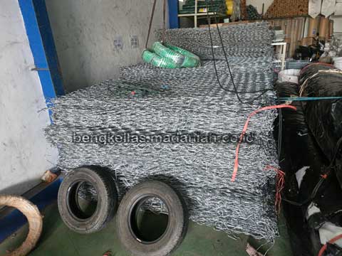 Jual Murah Bronjong Kawat Tanah Datar