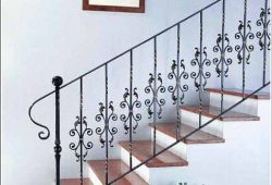 Railing Tangga Besi Tempa Klasik Minimalis Railing Tangga Besi Tempa Klasik Minimalis